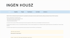 Desktop Screenshot of ingenhousz.nl